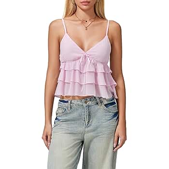 (美品) Velourstrap Frill Camisole Velourstrap Frill Camisole（キャミソール）｜ànuke